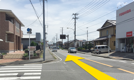 君津駅から当院までの道順4の写真